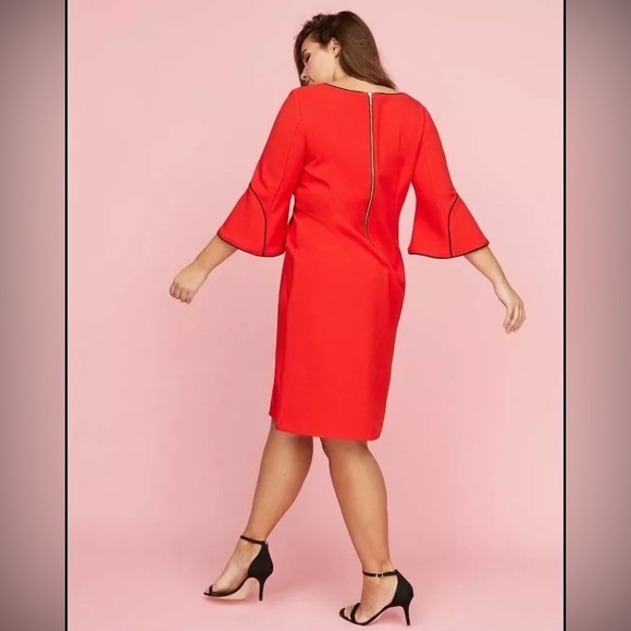 Lane Bryant Bell Sleeve Sheath Dress - Picture 3 of 6